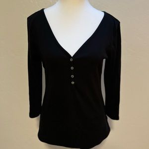 Black V neck